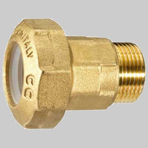 RACCORDO DRITTO MASCHIO PE ANELLO RESINA  20 x 1/2     CG CAVALLETTO