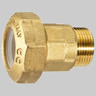 RACCORDO DRITTO MASCHIO PE ANELLO RESINA  50 x 11/2     CG CAVALLETTO