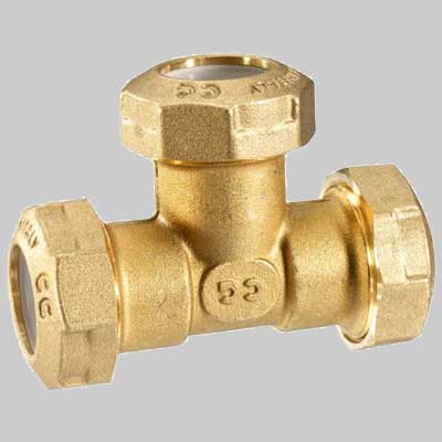 RACCORDO A TEE UGUALE PE ANELLO RESINA  20 x 20 x 20     CG CAVALLETTO