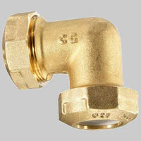 RACCORDO A GOMITO DOPPIO PE ANELLO RESINA  25 x 25     CG CAVALLETTO