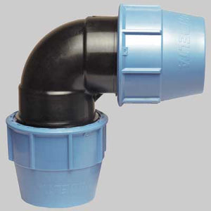 GOMITO DOPPIO PLASTICA  90     UNIDELTA