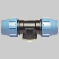 RACCORDO A TEE FEMMINA PLASTICA  63 x 11/4 x 63     UNIDELTA