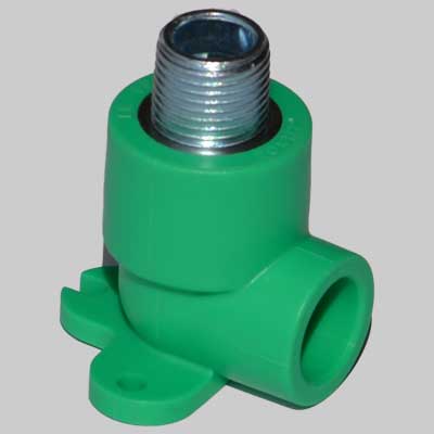 GOMITO FILETTATO CON STAFFA MASCHIO  1/2 x 20     WAVIN