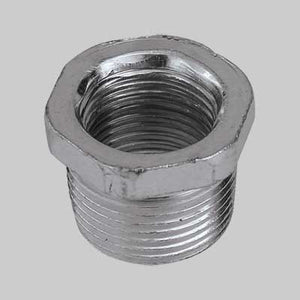 RIDUZIONE CON VITE MASCHIO/FEMMINA ACCIAIO  1/2 x 1/4     MADE IN ITALY