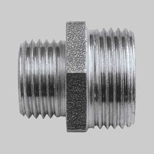 RIDUZIONE CON VITE MASCHIO ACCIAIO  1 x 1/2     MADE IN ITALY