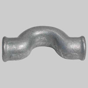 CURVA A SORPASSO FEMMINA/FEMMINA ZINCATA  1     MADE IN ITALY