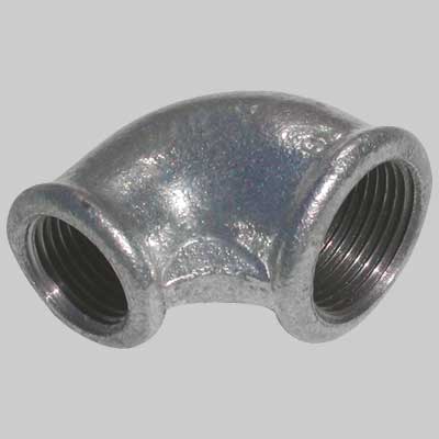 GOMITO RIDOTTO FEMMINA/FEMMINA ZINCATO  1/2 x 3/8     MADE IN ITALY