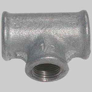 TEE RIDOTTO ZINCATO  11/4 x 1/2 x 11/4     MADE IN ITALY