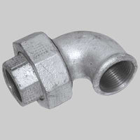 GOMITO CON BOCCHETTONE CONICO FEMMINA/FEMMINA ZINCATO  11/2     MADE IN ITALY