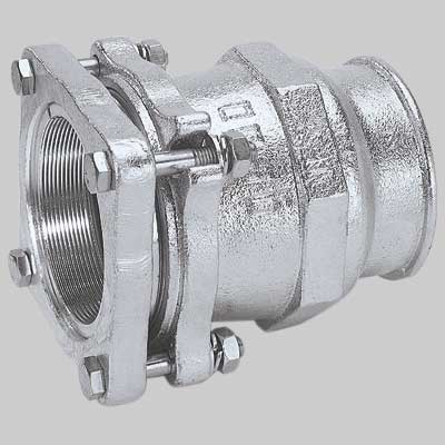 RACCORDO A COMPRESSIONE FEMMINA FLANGIATO  4  (114,3)     GEBO