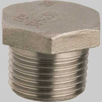 TAPPO MASCHIO IN ACCIAIO INOX  1     MADE IN ITALY