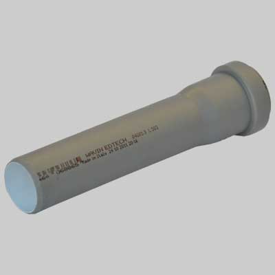 TUBO CON UN BICCHIERE Ø 125 PP HTEM - mm 1000 - 4 pezzi - WAVIN