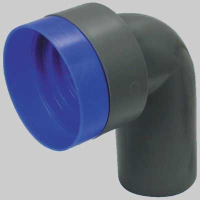 CURVA TECNICA CON TAPPO  DM. 50 Morsetto 46x2632     WAVIN