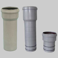 TRONCHETTO IN PP ATTACCO AL PVC  110x100 L 265 mm     MADE IN ITALY