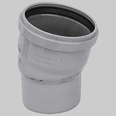 CURVA IN PP CON OR IN PVC AD INCOLLAGGIO  110x100 87  °     BAMPI