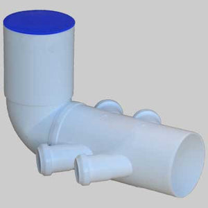 CURVA WC PROLUNGATA BIANCA 4 ATTACCHI  110x4040     WAVIN