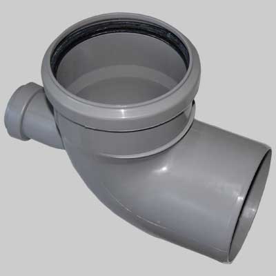 CURVA HTB ANGOLO 875  ° CON ATTACCO FRONTALE  110/40     WAVIN