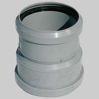 MANICOTTO DUE BICCHIERI COLLEGAMENTO  Pvc Ø 100 F  PP Ø 110 F     MADE IN ITALY