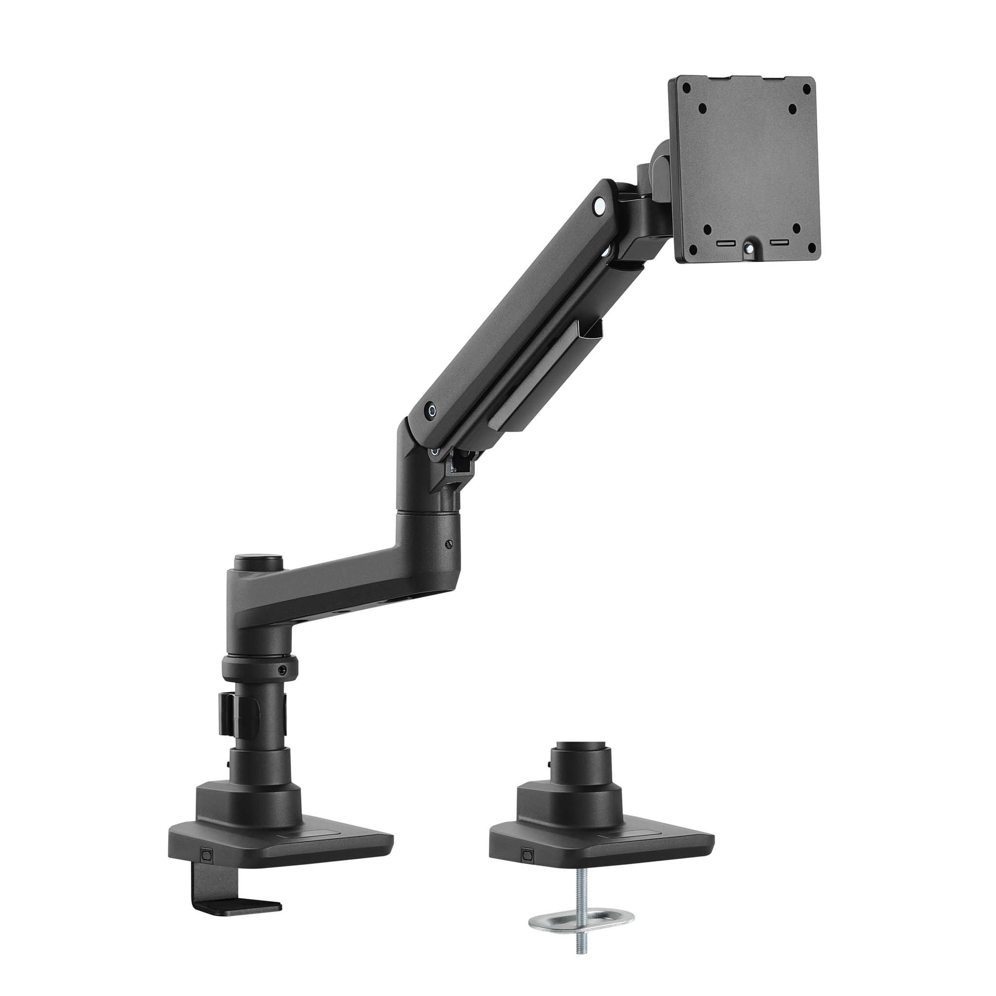 Braccio monitor da scrivania Supporto per schermi da 17 a 49" conforme a VESA, con molla a gas