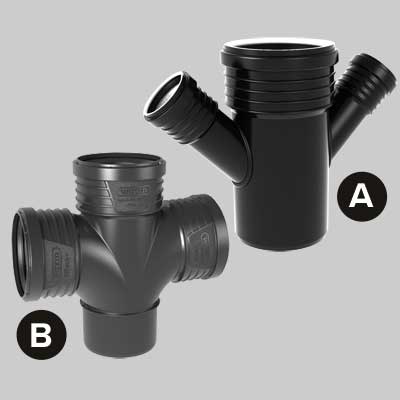 BRAGA DOPPIA FONOISOLANTE STDA  110  110  110     WAVIN