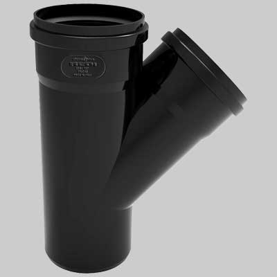 DERIVAZIONE PHONO BLACK 45  ° MF  100 x 40     REDI