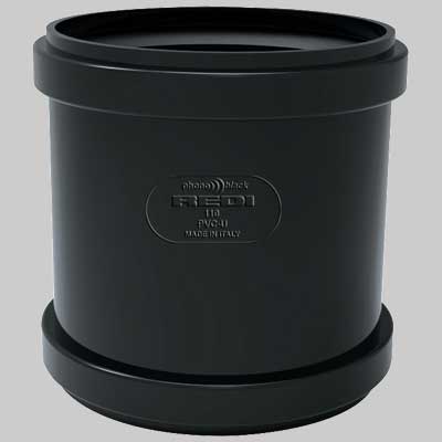 MANICOTTO PHONO BLACK SENZA BATTENTE  Ø 100     REDI