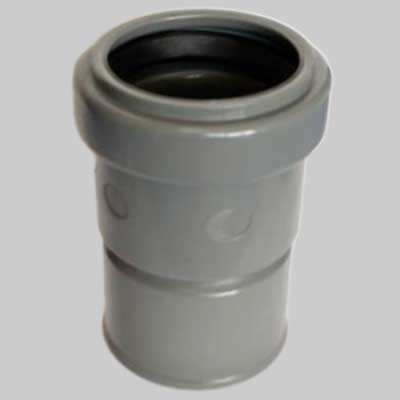 TRONCHETTO DI PASSAGGIO PVC CON GUARNIZIONE  DM. 40     NICOLL