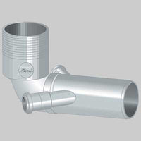 CURVA WC 2 ATTACCHI Ø40 ORING  Ø 100     MADE IN ITALY