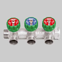 COLLETTORE MULTI FAR 1 CON RUBINETTI  4 Vie  Int.45     FAR