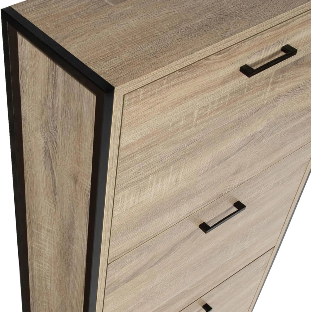 Scarpiera LUIS 4 ante design industriale