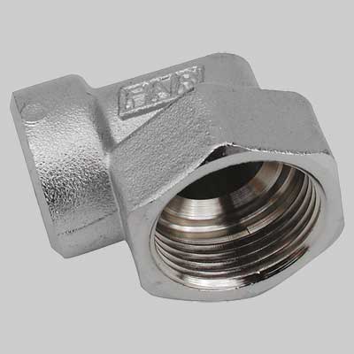 RACCORDO TERMINALE A SQUADRO CROMATO  1 x 3/8     FAR