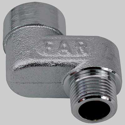 RACCORDO ECCENTRICO CROMATO  3/8 x 3/8 cm 5     FAR