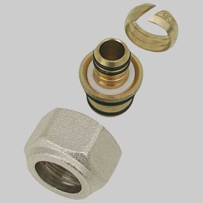 ADATTATORE TUBO MULTISTRATO CON CALOTTA  20 x 2,5     FAR