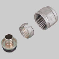 ADATTATORE TUBO PLASTICA CON CALOTTA  15 x 2,5     FAR