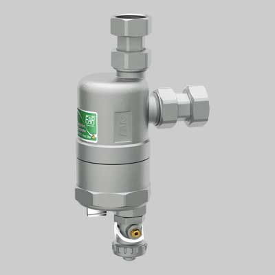 DEFANGATORE CROMATO ULTRACOMPATTO MOD. 'COMPACTFAR'  Attacchi 3/4 FF     FAR