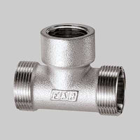 RACCORDO A TEE FEMMINA CON 2 MONOCONI CROMATO FAR  1/2     FAR