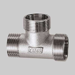 RACCORDO A TEE MASCHIO CON 2 MONOCONI CROMATO FAR  1/2     FAR