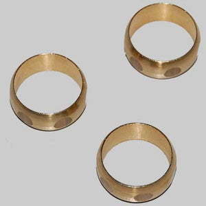 OGIVE IN OTTONE PER TUBO RAME  16 x 1/2     MADE IN ITALY