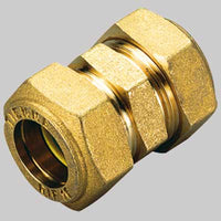 RACCORDO DIRITTO DOPPIO ORING GIALLO  18 x 18     TIEMME