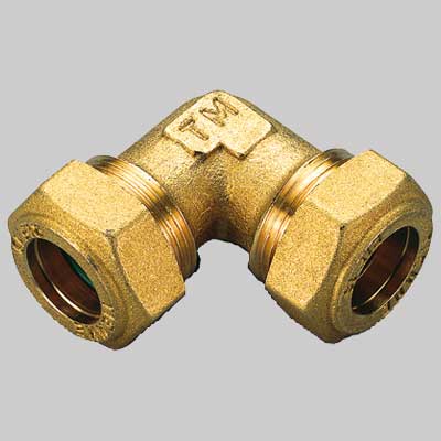 RACCORDO CURVO DOPPIO ORING GIALLO  10 x 10     TIEMME