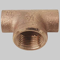 TEE BRONZO FEMMINA A SALDARE FEMMINA  14 x 1/2 x 14     MADE IN ITALY