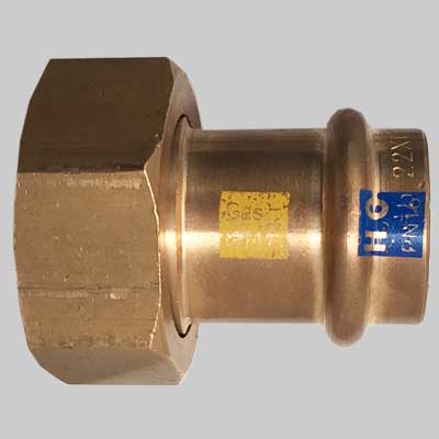 MEZZO BOCCHETTONE DADO GIREVOLE A PRESSARE  15 x 1/2     MADE IN ITALY