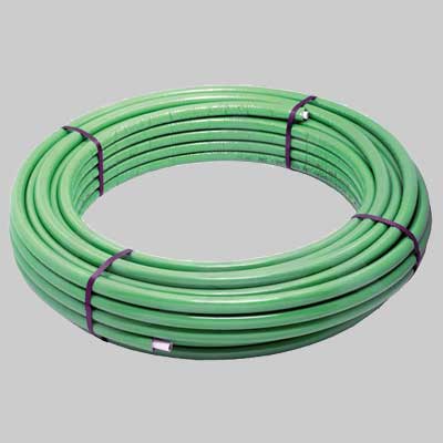TUBO MULTISTRATO RIVESTITO VERDE PER CONDIZIONAMENTO - 16 x 2,0 SP.10 - 50 metri - UNIDELTA