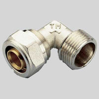 RACCORDO A COMPRESSIONE CURVO MASCHIO TIEMME  26 x 1     TIEMME