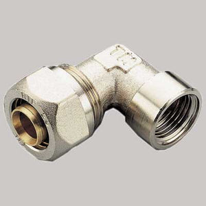 RACCORDO A COMPRESSIONE CURVO FEMMINA TIEMME  20 x 3/4     TIEMME