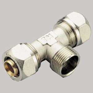 RACCORDO A COMPRESSIONE A TEE MASCHIO TIEMME  20 x 3/4 x 20     TIEMME