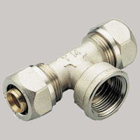 RACCORDO A TEE FEMMINA  20 x 3/4 x 20     TIEMME