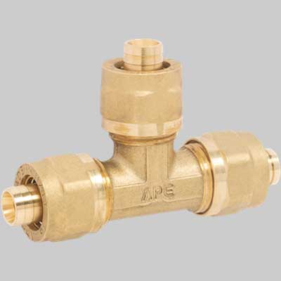 RACCORDO A TEE A STRINGERE APE  16 x 16 x 16     APE RACCORDERIE