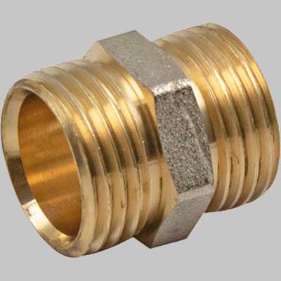 RACCORDO DIRITTO DOPPIO  3/4  18 x 3/4  18     TIEMME