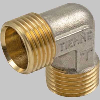 RACCORDO CURVO DOPPIO  1/2  16 x 1/2  16     TIEMME